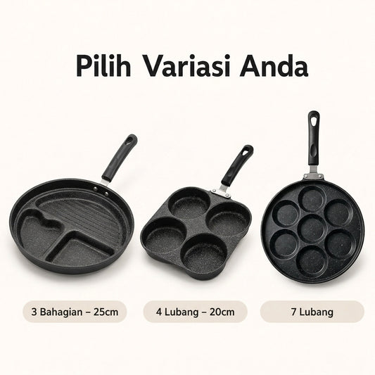 Pilih Variasi: 7 Lubang, 4 Lubang, 3 Bahagian