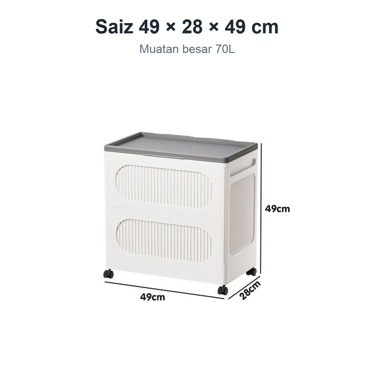 Saiz 49 × 28 × 49 cm