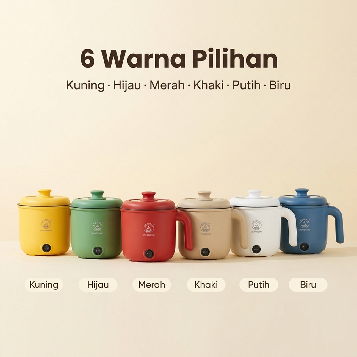 6 Warna Pilihan
