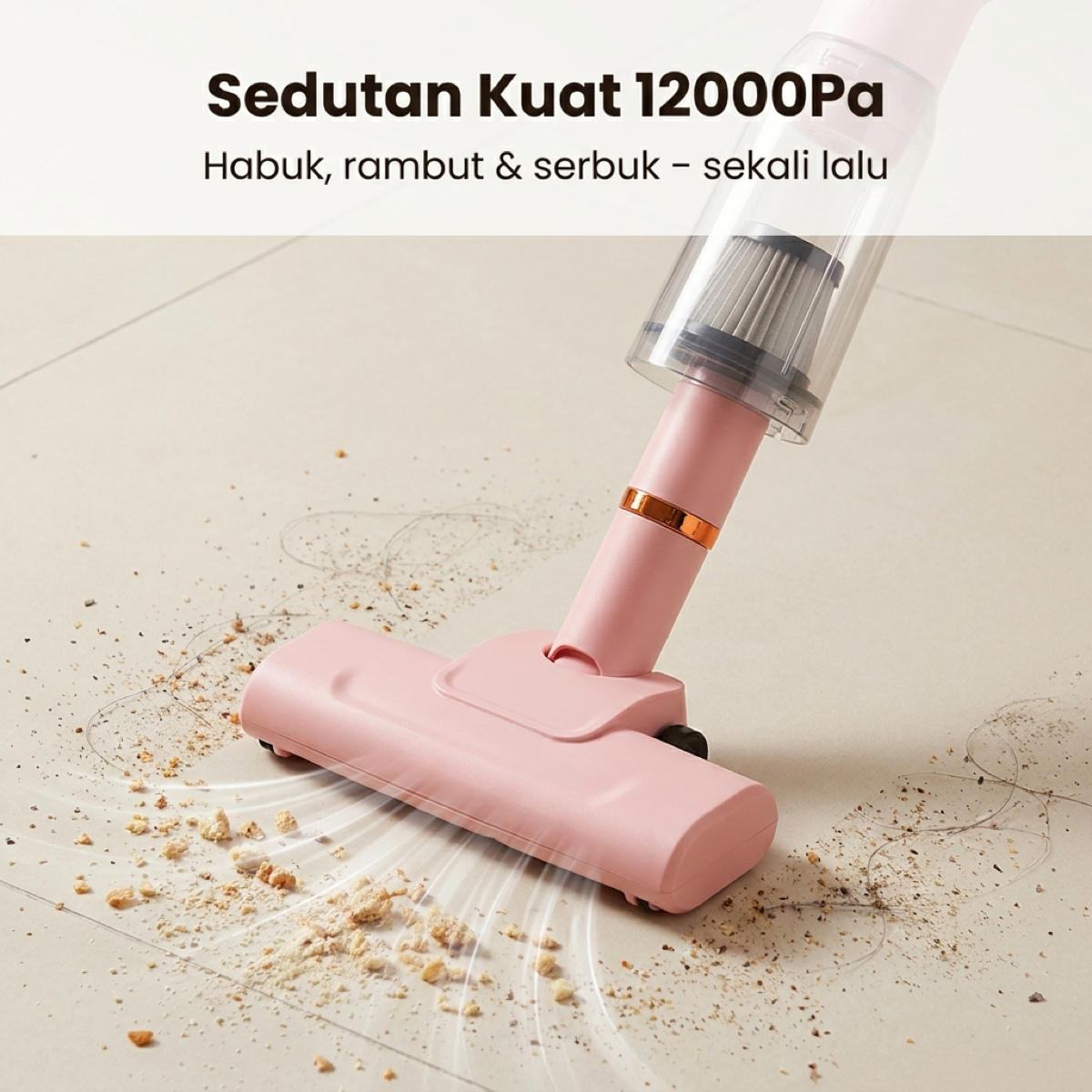 Sedutan kuat 12000Pa