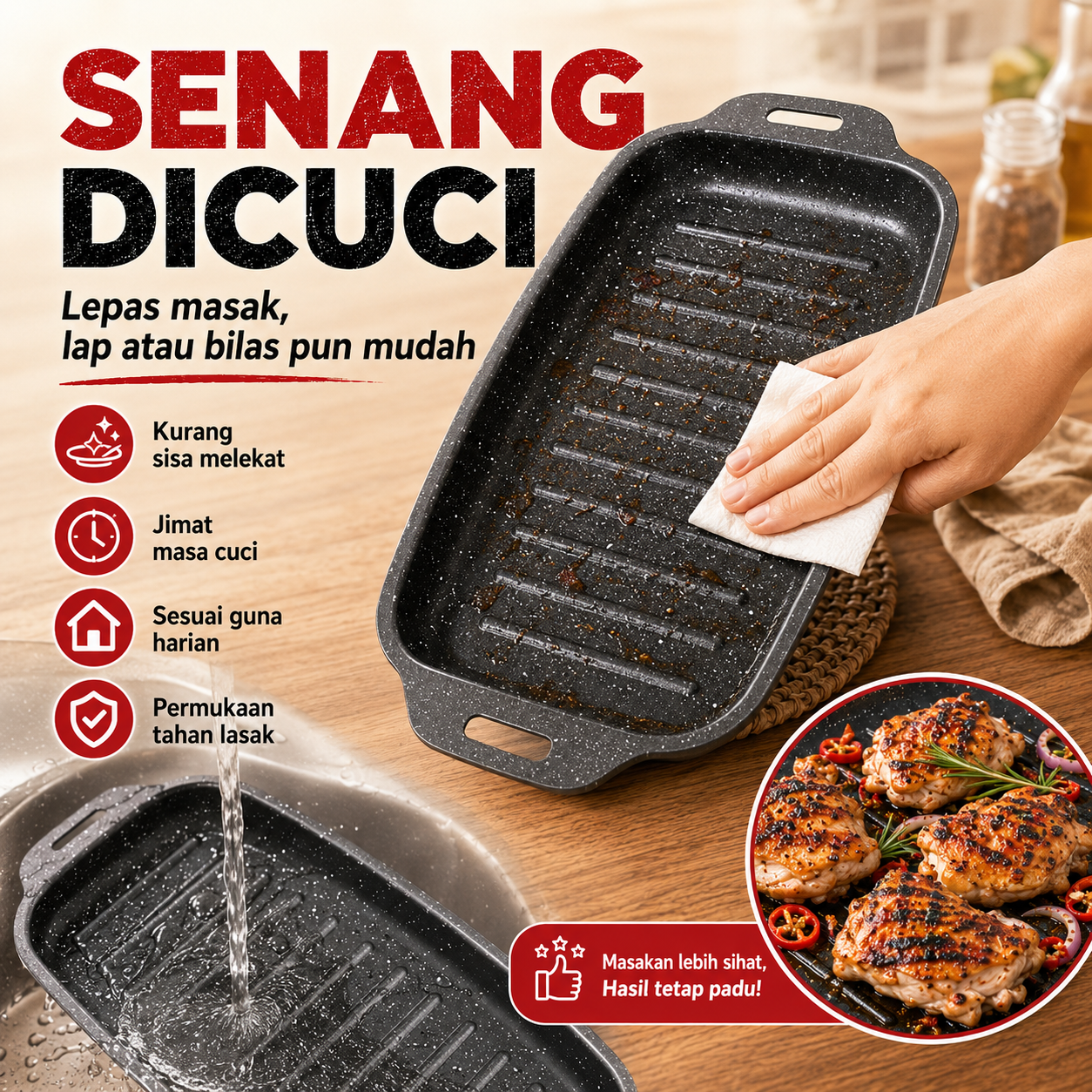 Grill Pan Set Japan