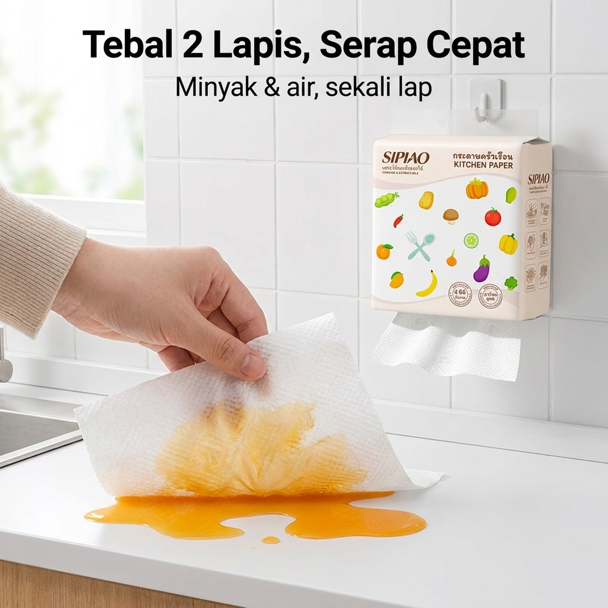 Tebal 2 Lapis, Serap Cepat