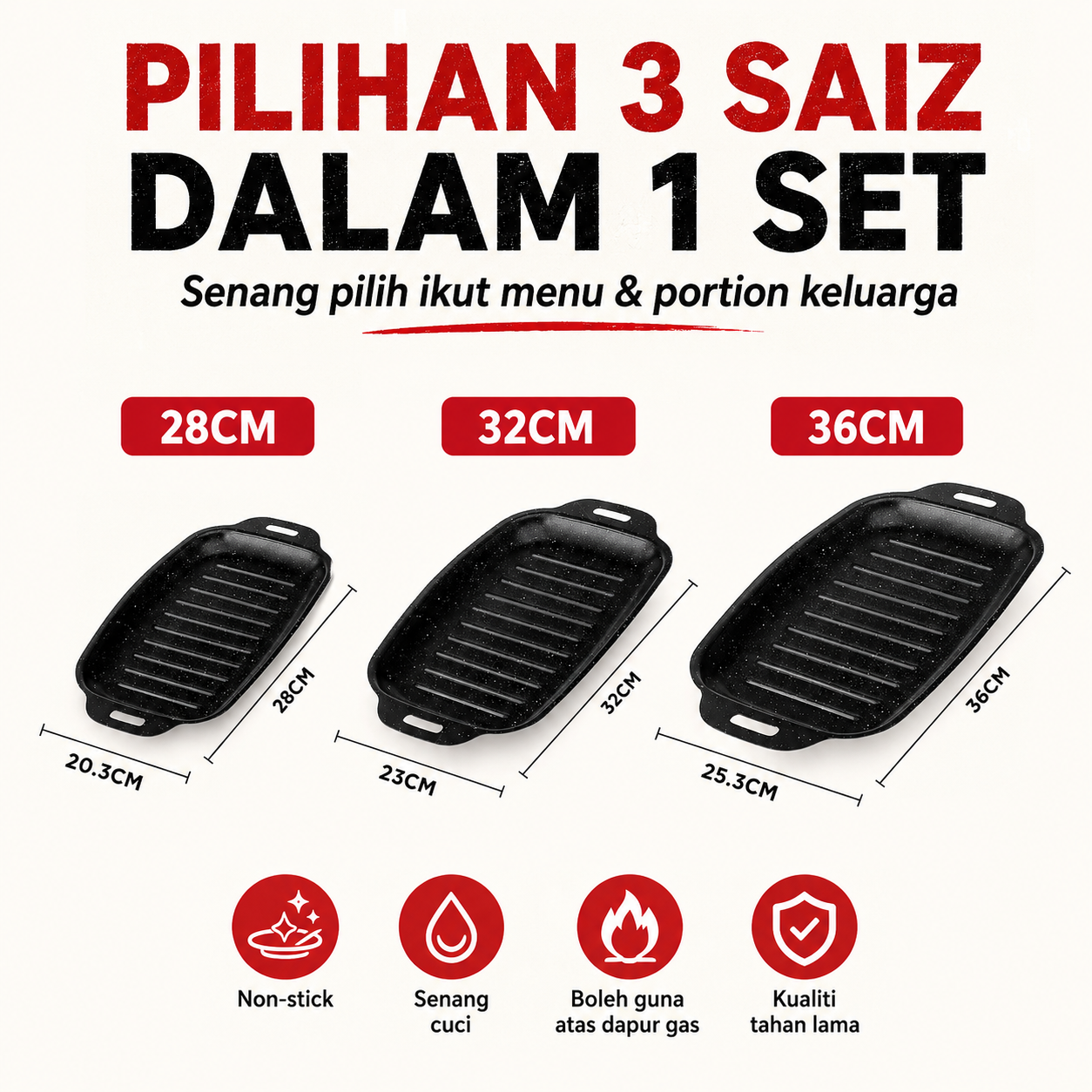 Grill Pan Set Japan