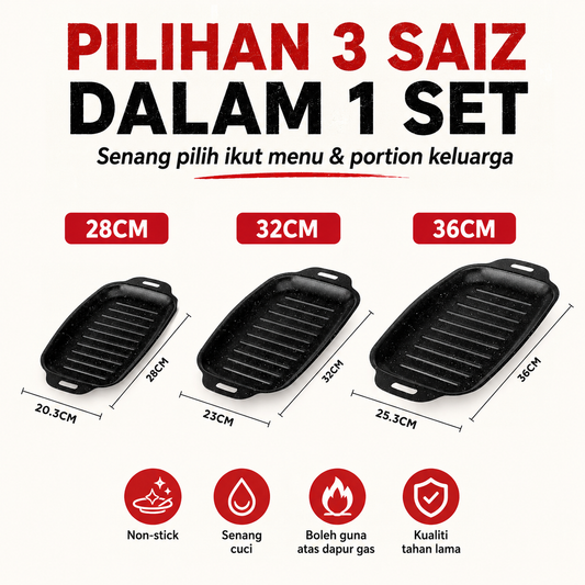 Grill Pan Set (Japan)