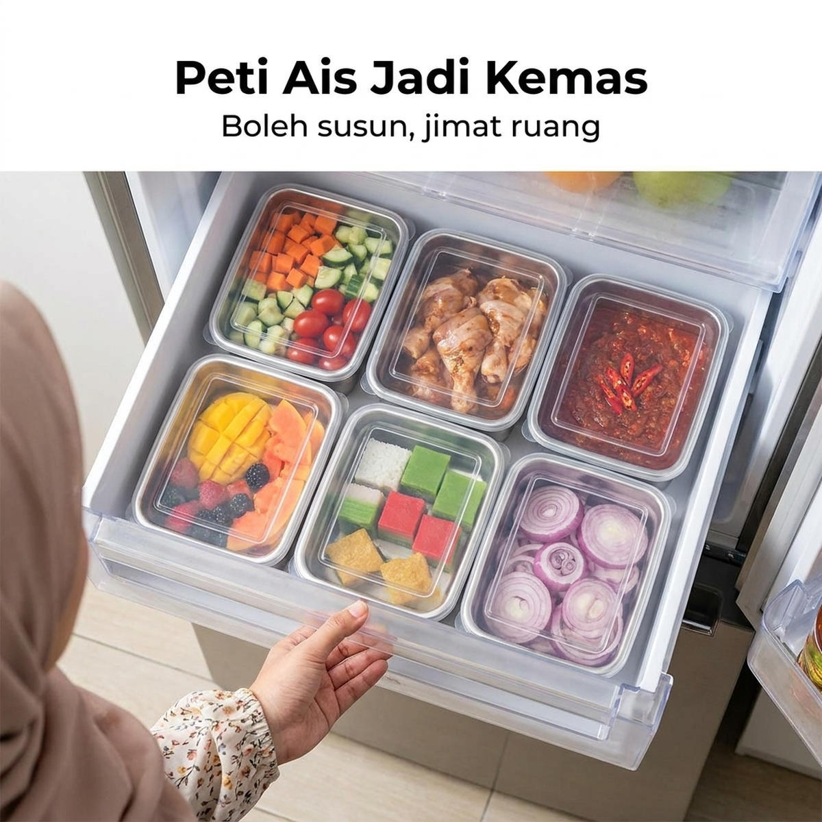 Peti Ais Jadi Kemas