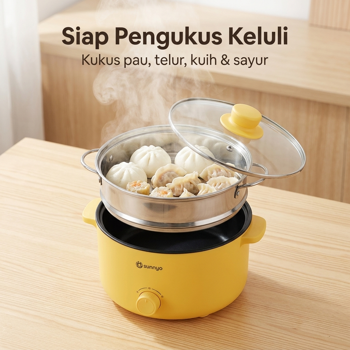 Siap Pengukus Keluli