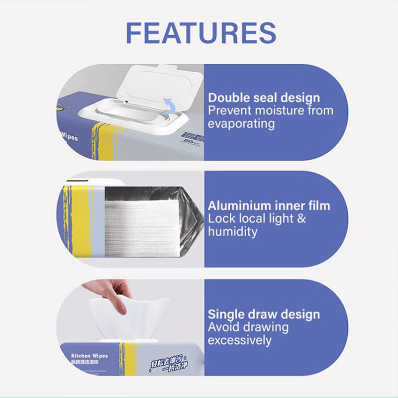 Tisu Basah Dapur (80 Helai)