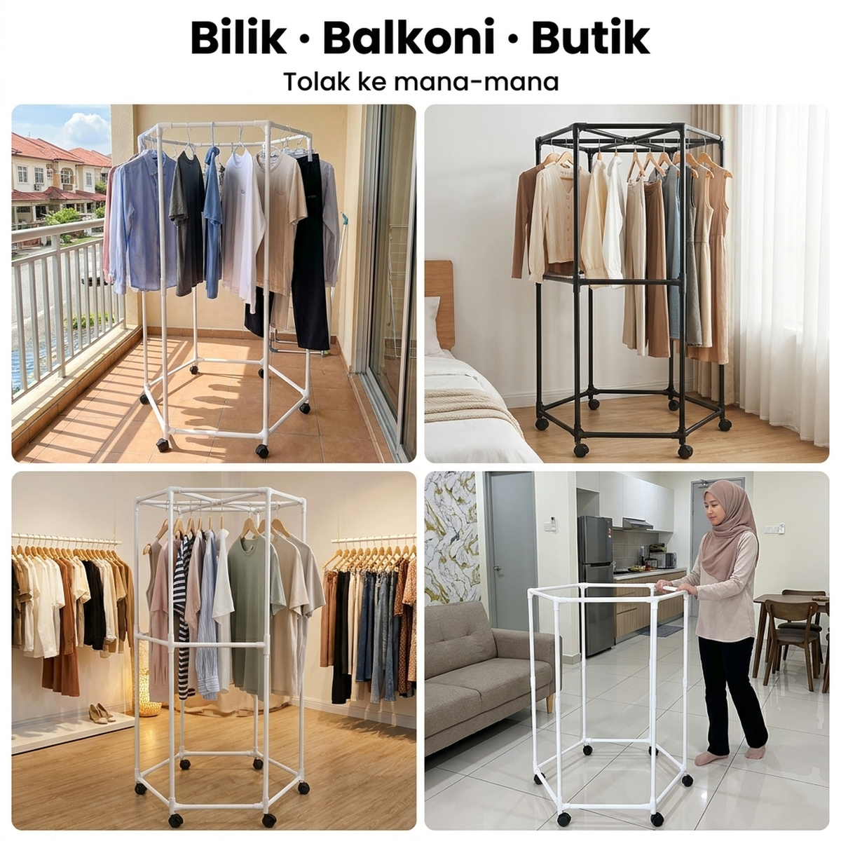 Bilik · Balkoni · Butik