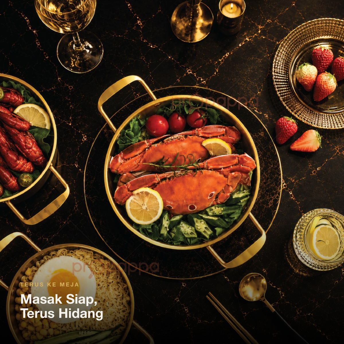 Masak siap terus hidang