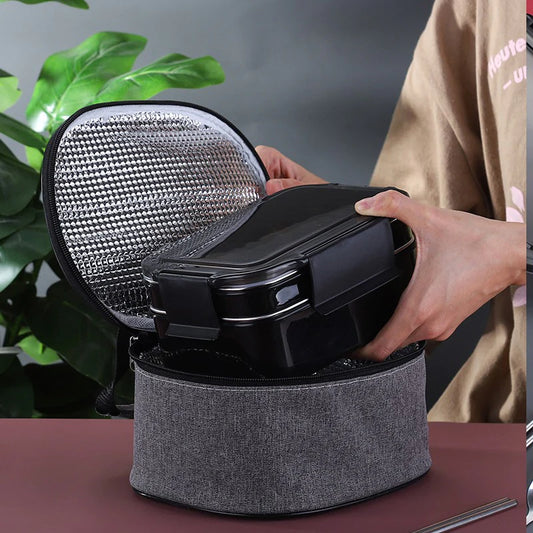 Stainless Steel 2 Layer Lunch box GTEX - Promo 50% Today