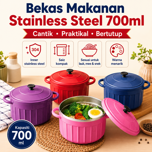 Bekas Makan (3 pcs Set) (Premium)