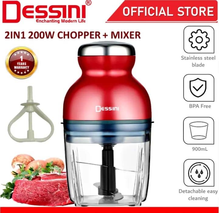 Mini Food Chopper - Beli Sekarang Diskaun 50% (1 Hari Sahaja) boleh diguna selama 5 tahun