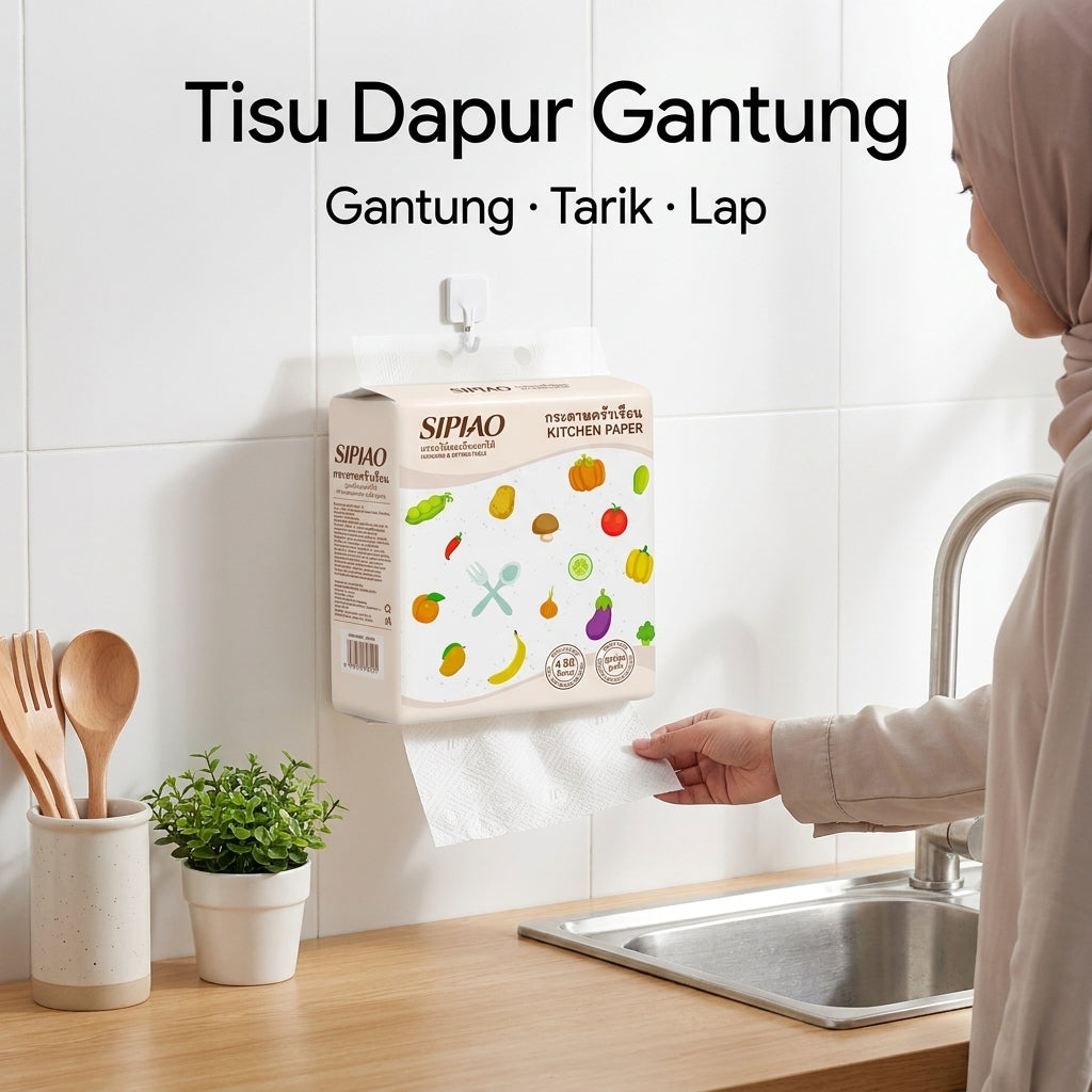 Tisu Dapur Gantung