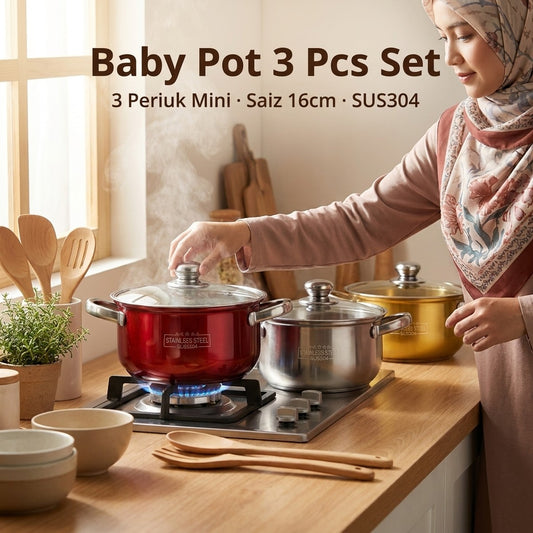 Baby Pot 3 pcs set 16cm