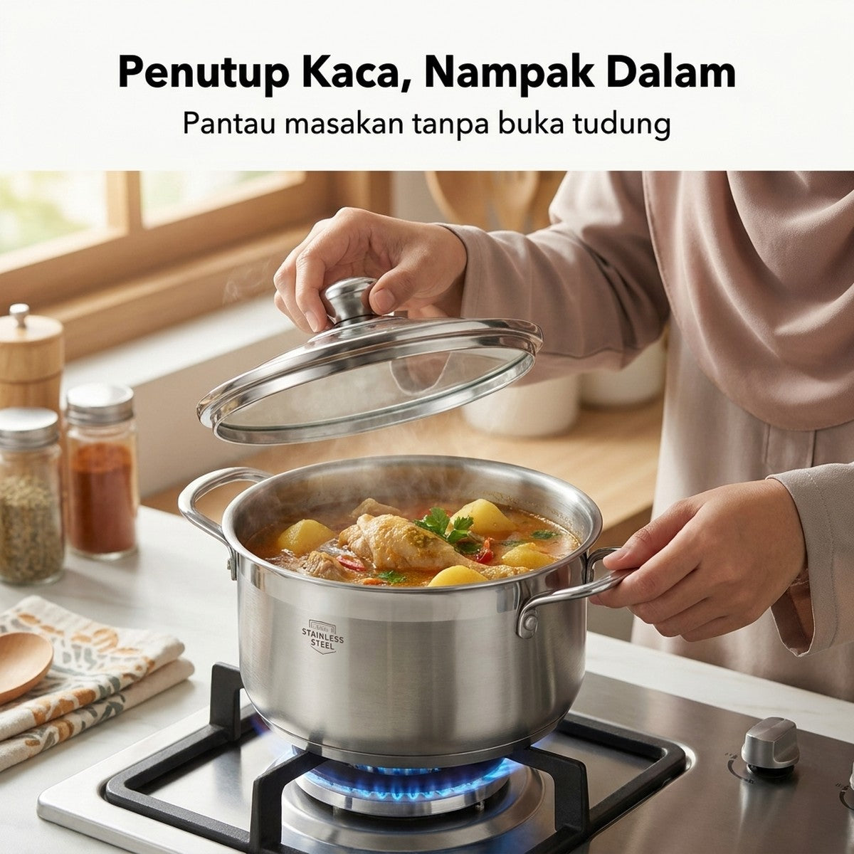 Penutup kaca