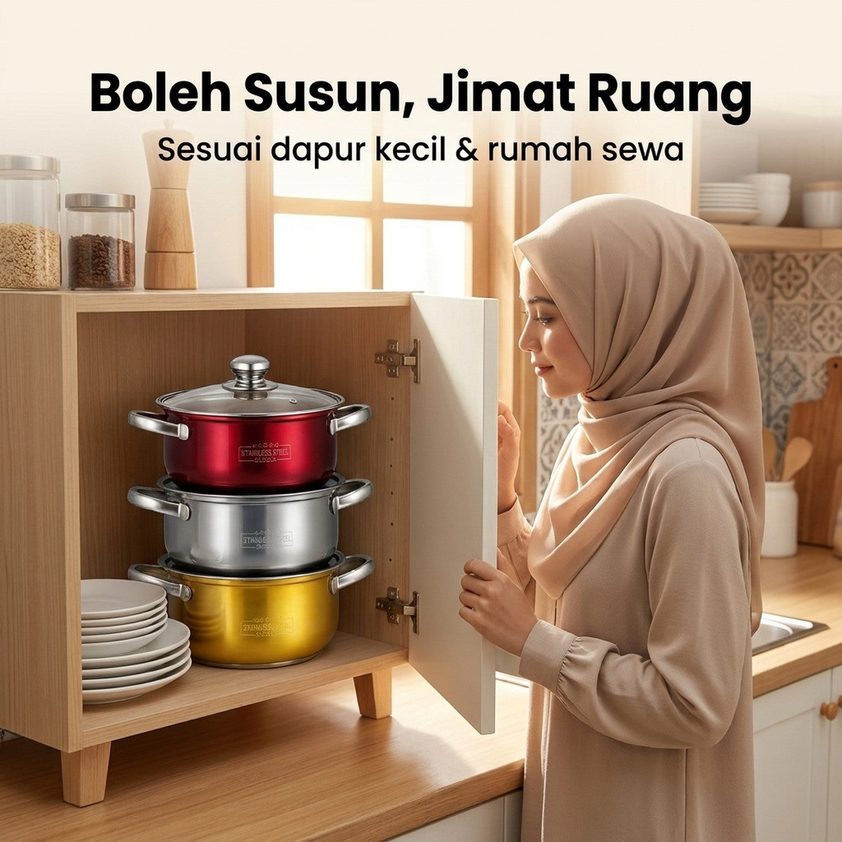 Boleh susun jimat ruang