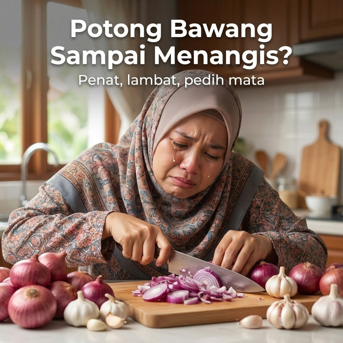 Potong Bawang Sampai Menangis?