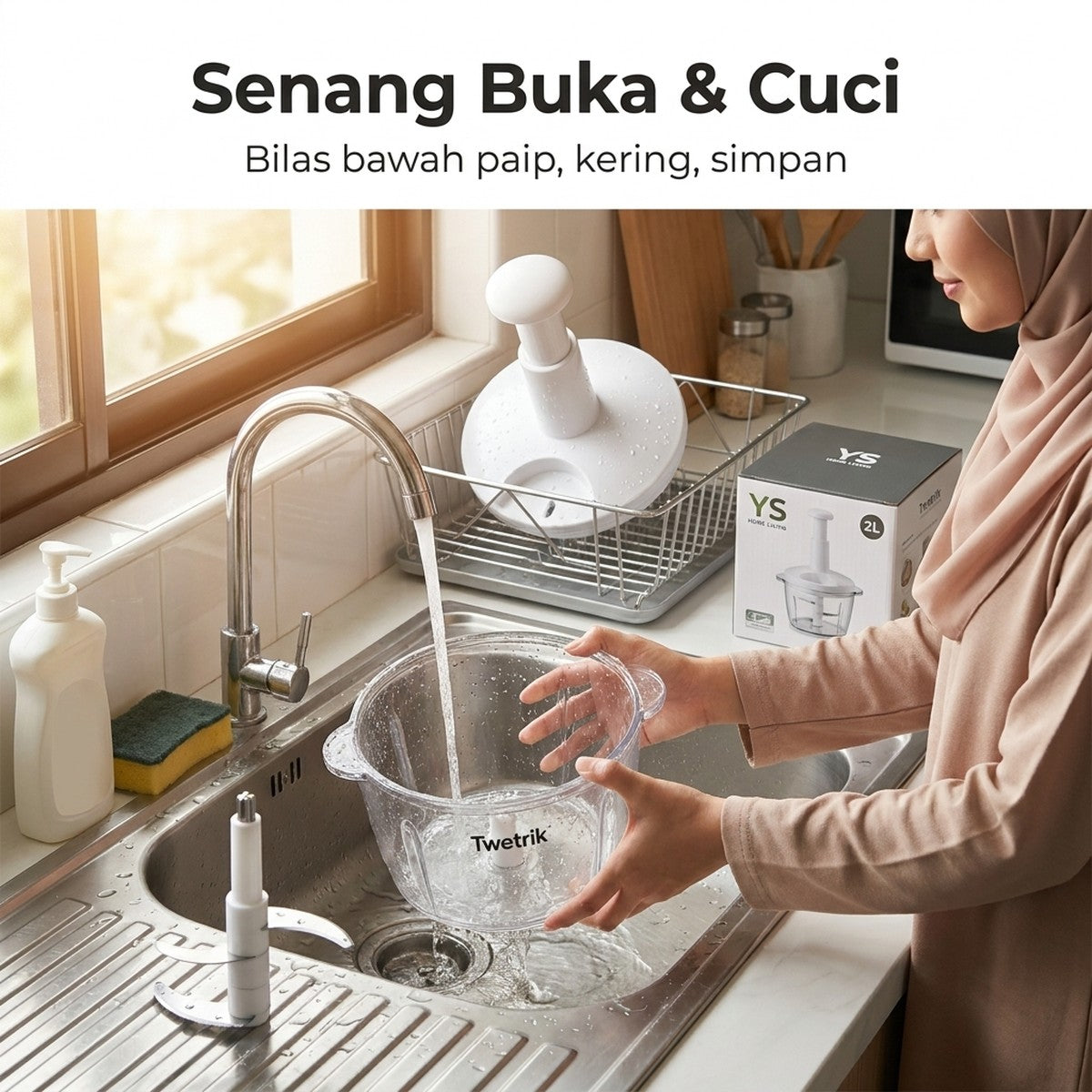 Senang Buka & Cuci