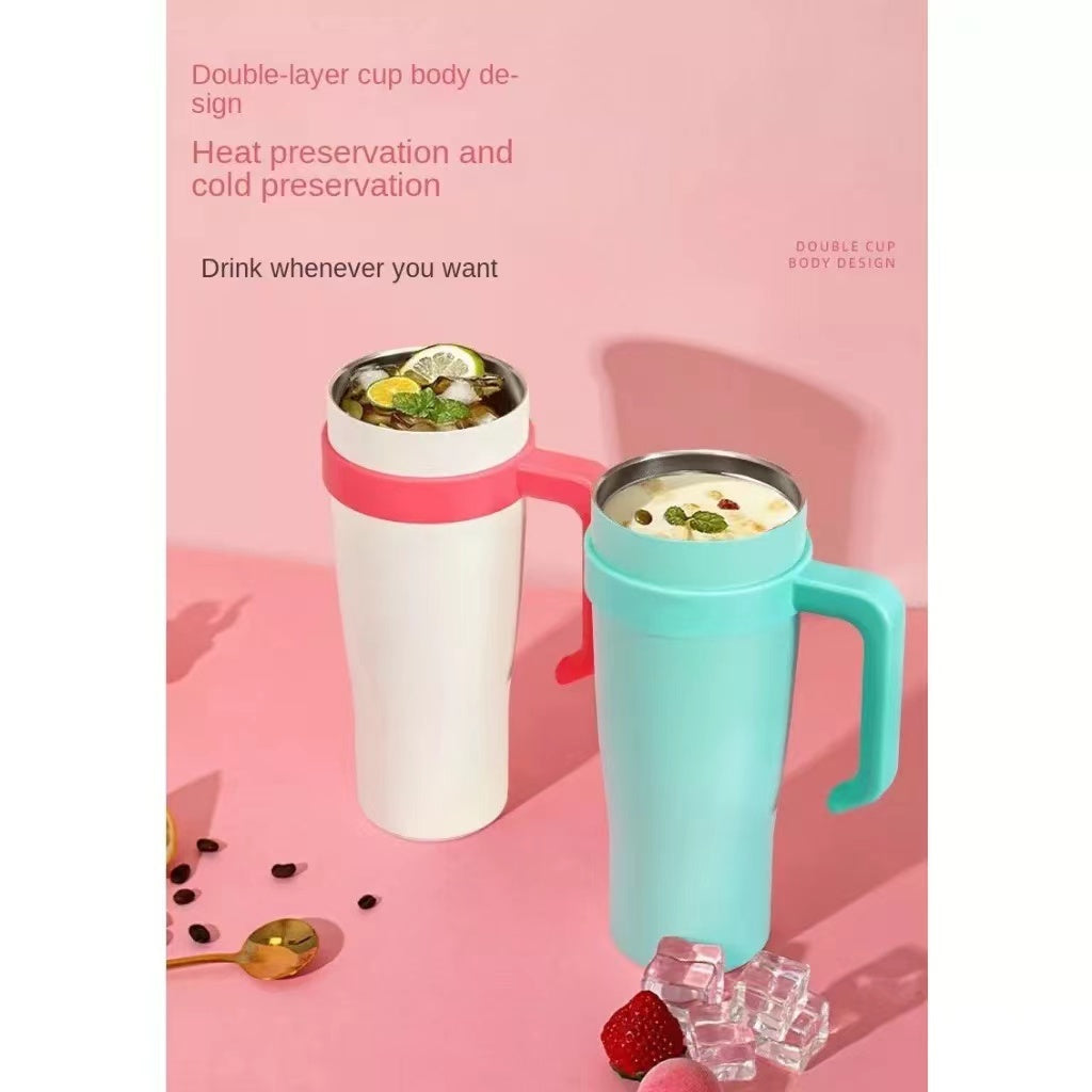 SUS 304 Tumbler Dengan Pemegang (FREE Straw + Sticker Comel)