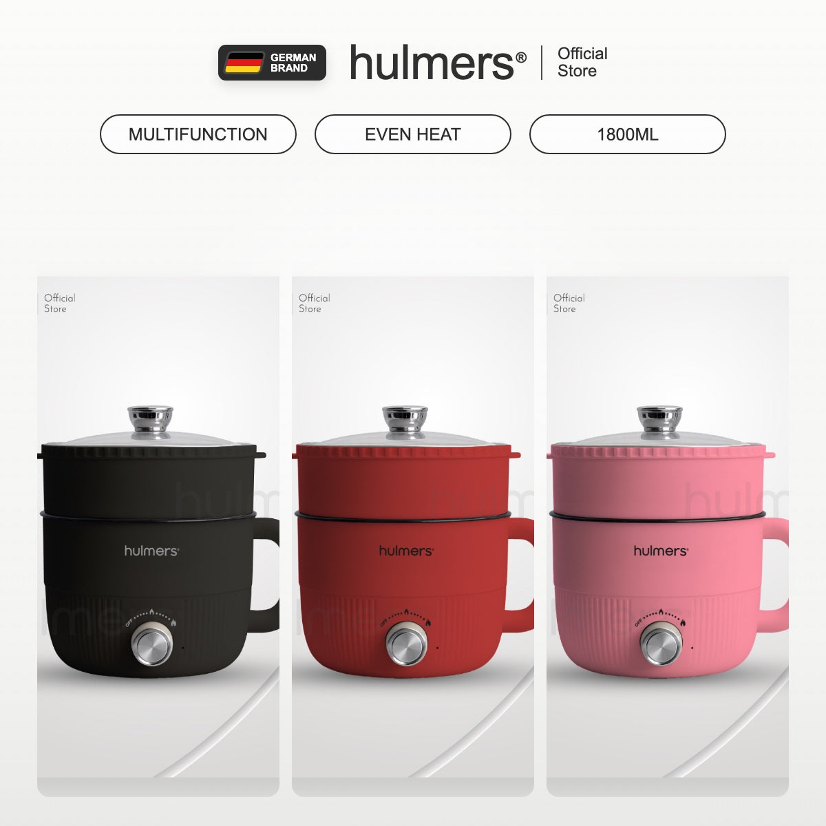 Hulmers 1.8L Multifunction Cooker